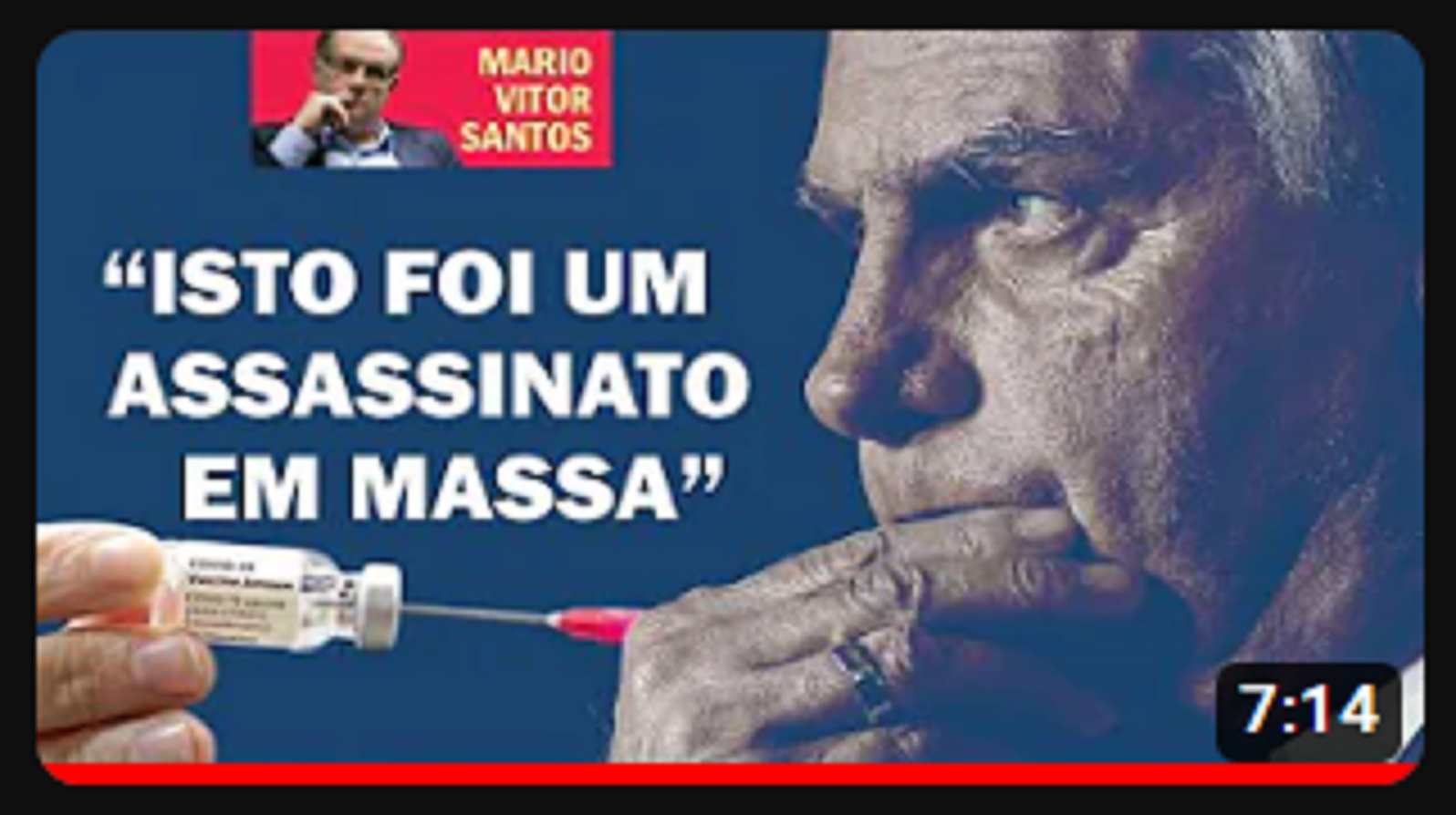 Confirmado: Bolsonaro se Vacinou. “Como é inominável e podre ” 