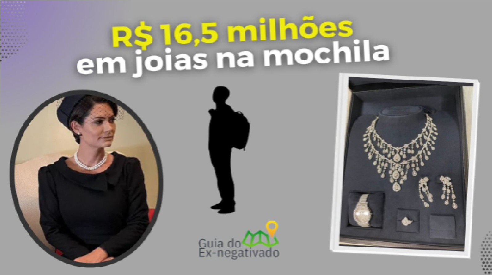 Evidência de um crime: A “mula” e as joias para Michelle Bolsonaro
