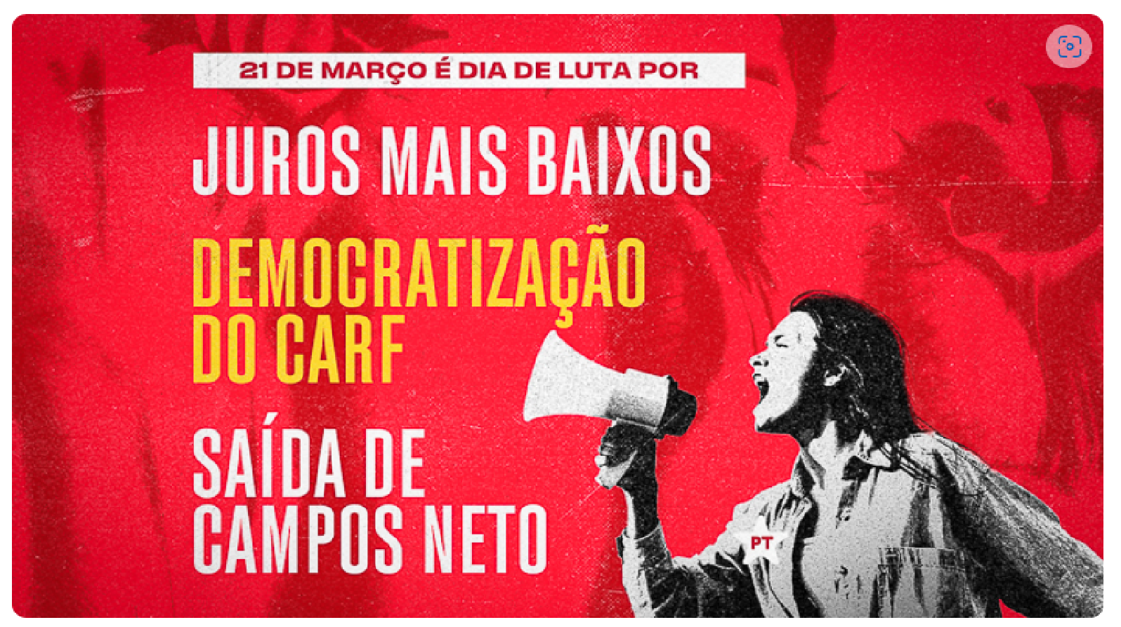 Por juros mais baixos, povo vai às ruas na próxima terça-feira (21)