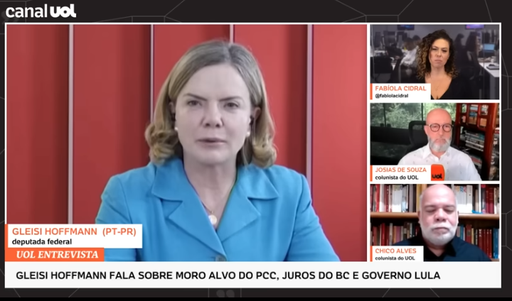 Gleisi: Campos Neto sabota o país com juro alto e deveria pedir demissão; ninguém é imexível.