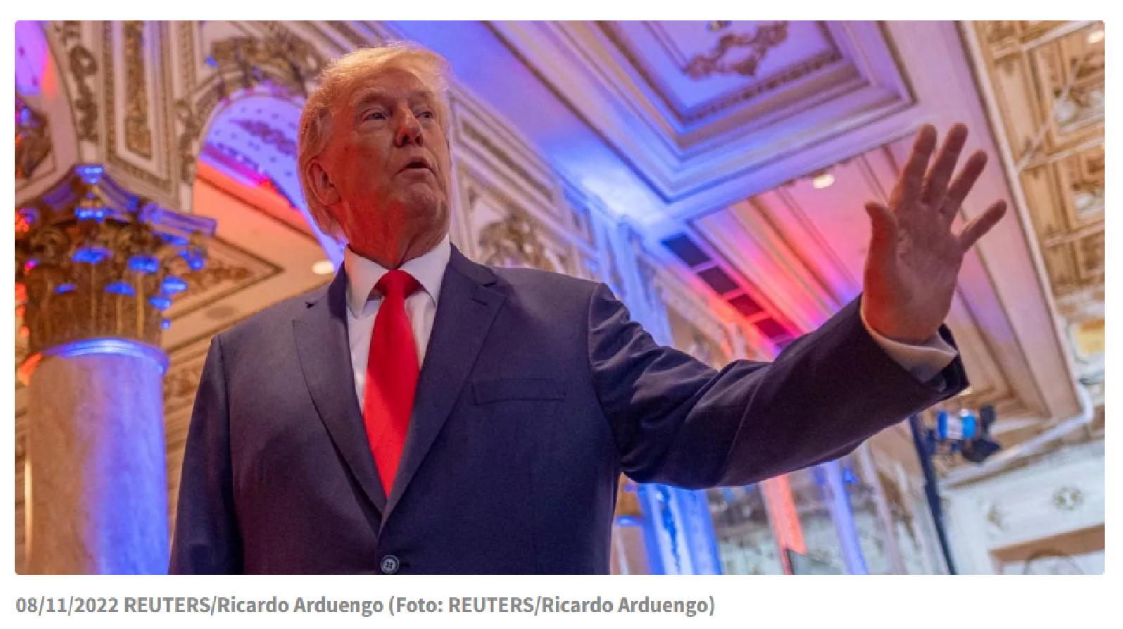 Trump diz que pode ser preso na próxima terça-feira