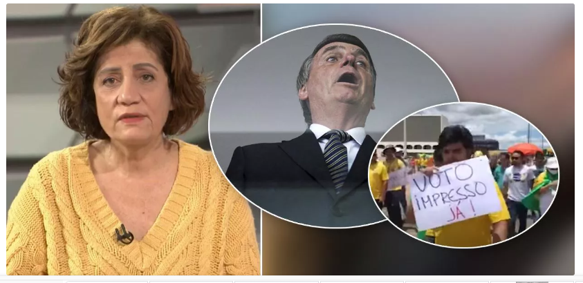Miriam Leitão defende a prisão de Bolsonaro e Trump