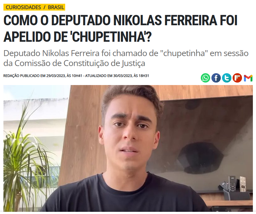 Avacalhação no Parlamento: “Vai chupetinha”