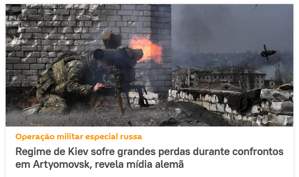 Batalha de Artyomovsk (Bakhmut) quebrou a espinha dorsal do Exército ucraniano