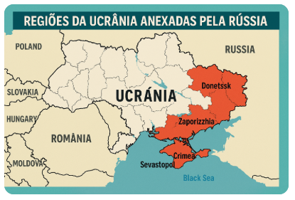 Rússia condiciona negociações de paz ao reconhecimento internacional das regiões anexadas da Ucrânia