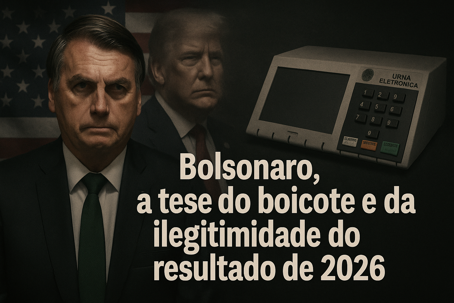 Bolsonaro: a tese do boicote e da ilegitimidade do resultado da eleição de 2026