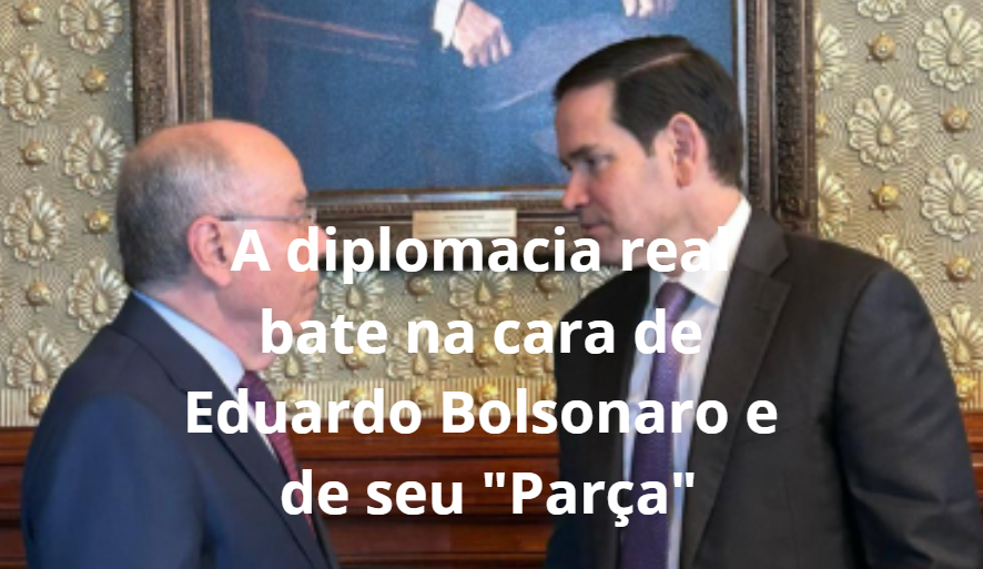 A “realpolitik” bate na cara de Eduardo Bolsonaro e de seu “Parça”