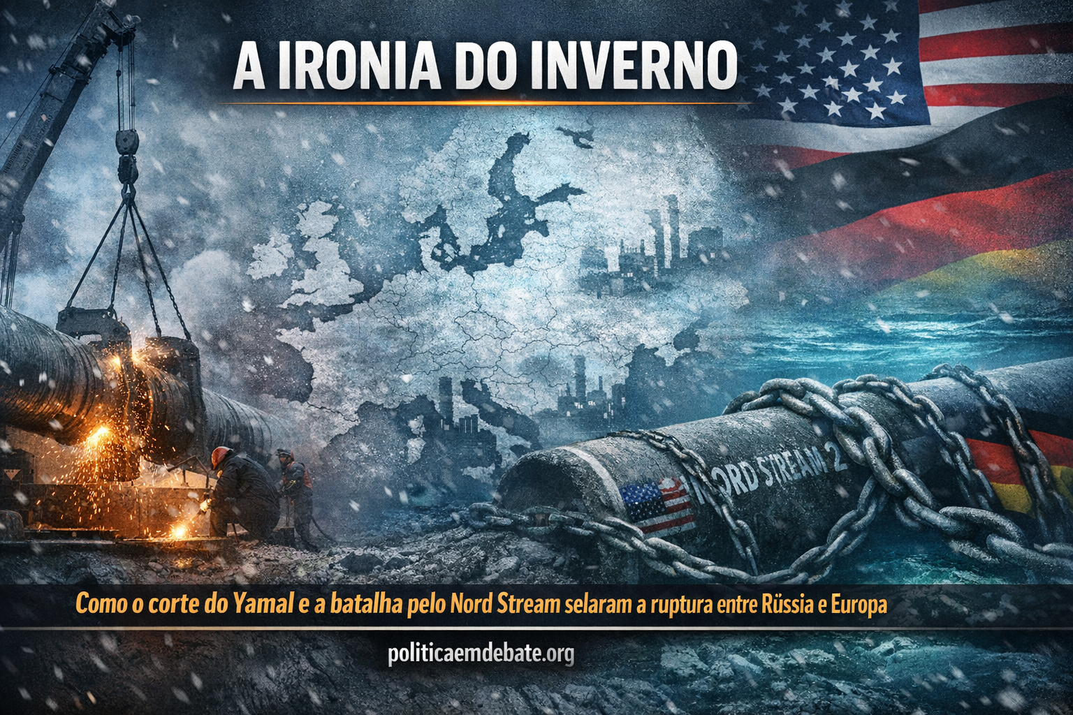 A Ironia do Inverno: A Europa na Marcha à ré à Rejeição do Gás Russo? O Fator Trump