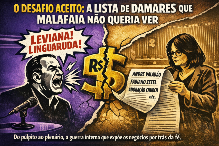 Turbulência no “Santo Mundo” Evangélico: Damares x Mafalaia