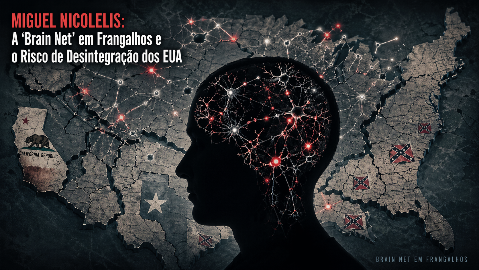 MIGUEL NICOLELIS: A “Brain Net” do Americano em Frangalhos e o Risco de Convulsão e Desintegração dos EUA