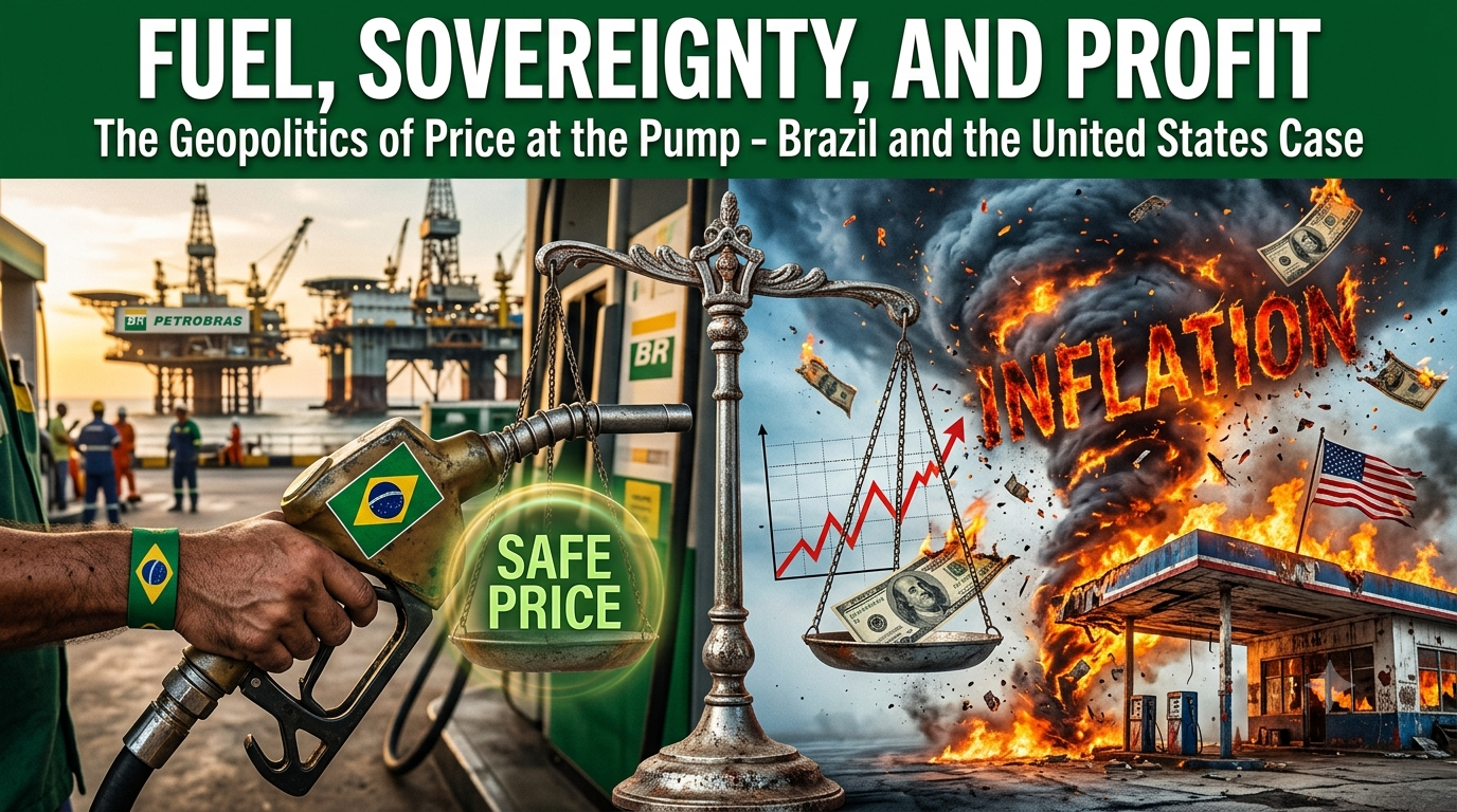 Combustível, Soberania e Lucro: A Geopolítica do Preço na Bomba – Caso Brasil e Estados Unidos