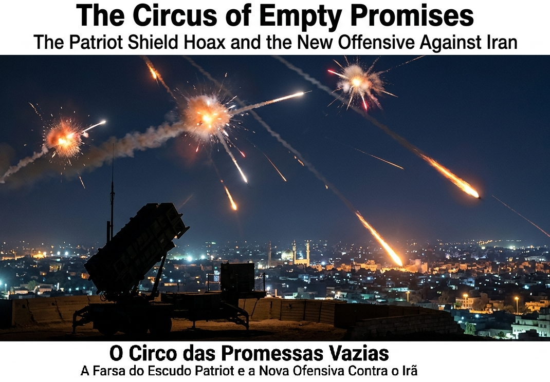 O Circo das Promessas Vazias: A Farsa do Escudo Patriot e a Nova Ofensiva Contra o Irã
