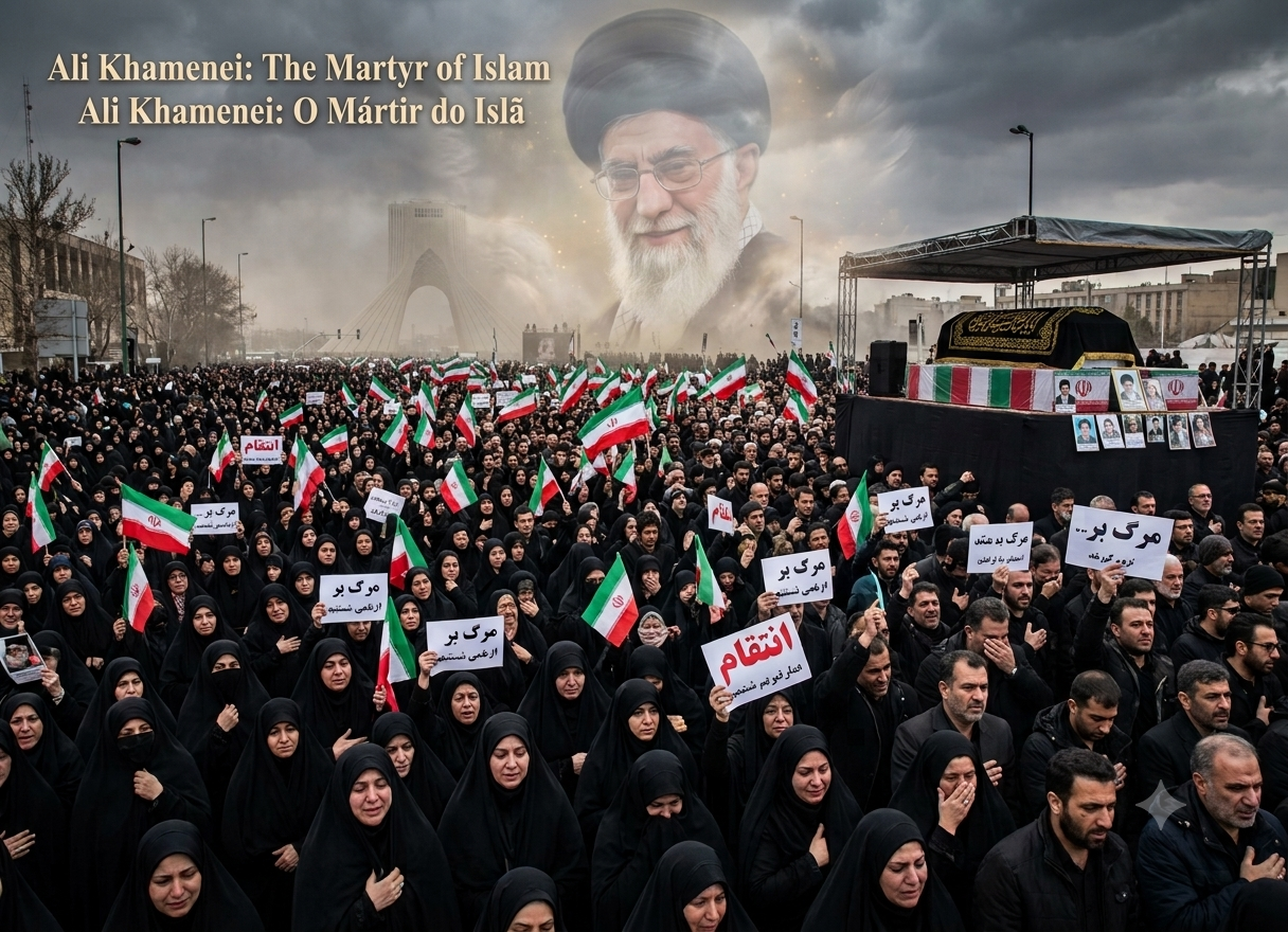 Ali Khamenei: Mártir do Islã, Lágrimas, Revolta e Pedidos de Vingança pelo Líder Supremo
