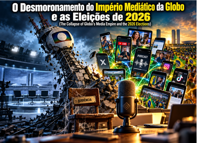 O Desmoronamento do Império Mediático da Globo e as Eleições de 2026